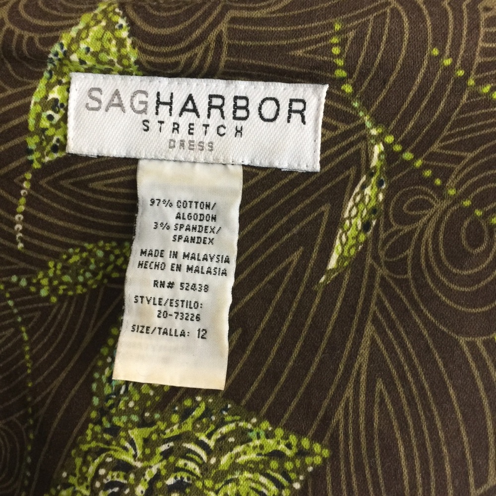 Sag Harbor Floral Print Sleeveless Stretch Dress - Picture 8 of 8